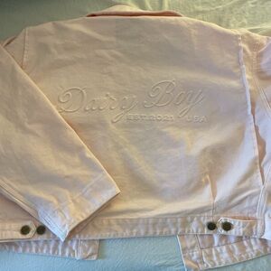 nwot dairy boy pink jacket